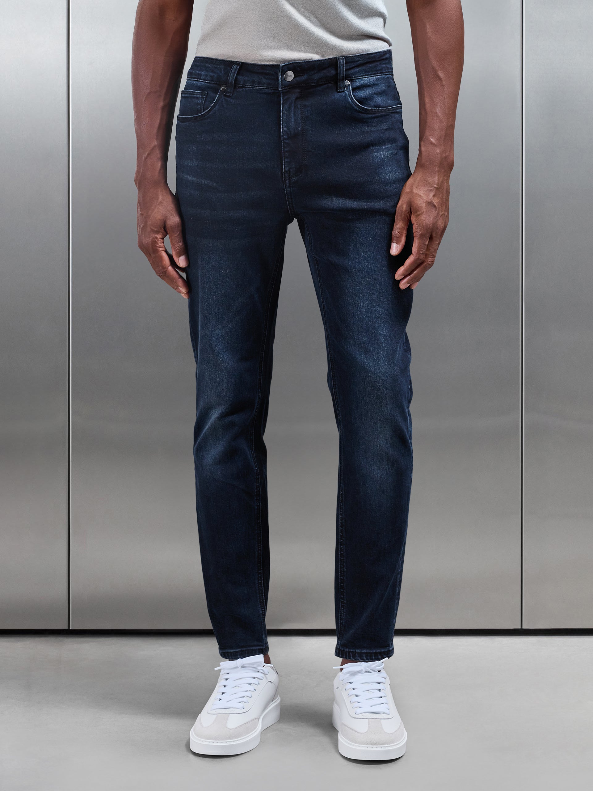 Jean Slim Fit Bleu de Minuit pour Homme