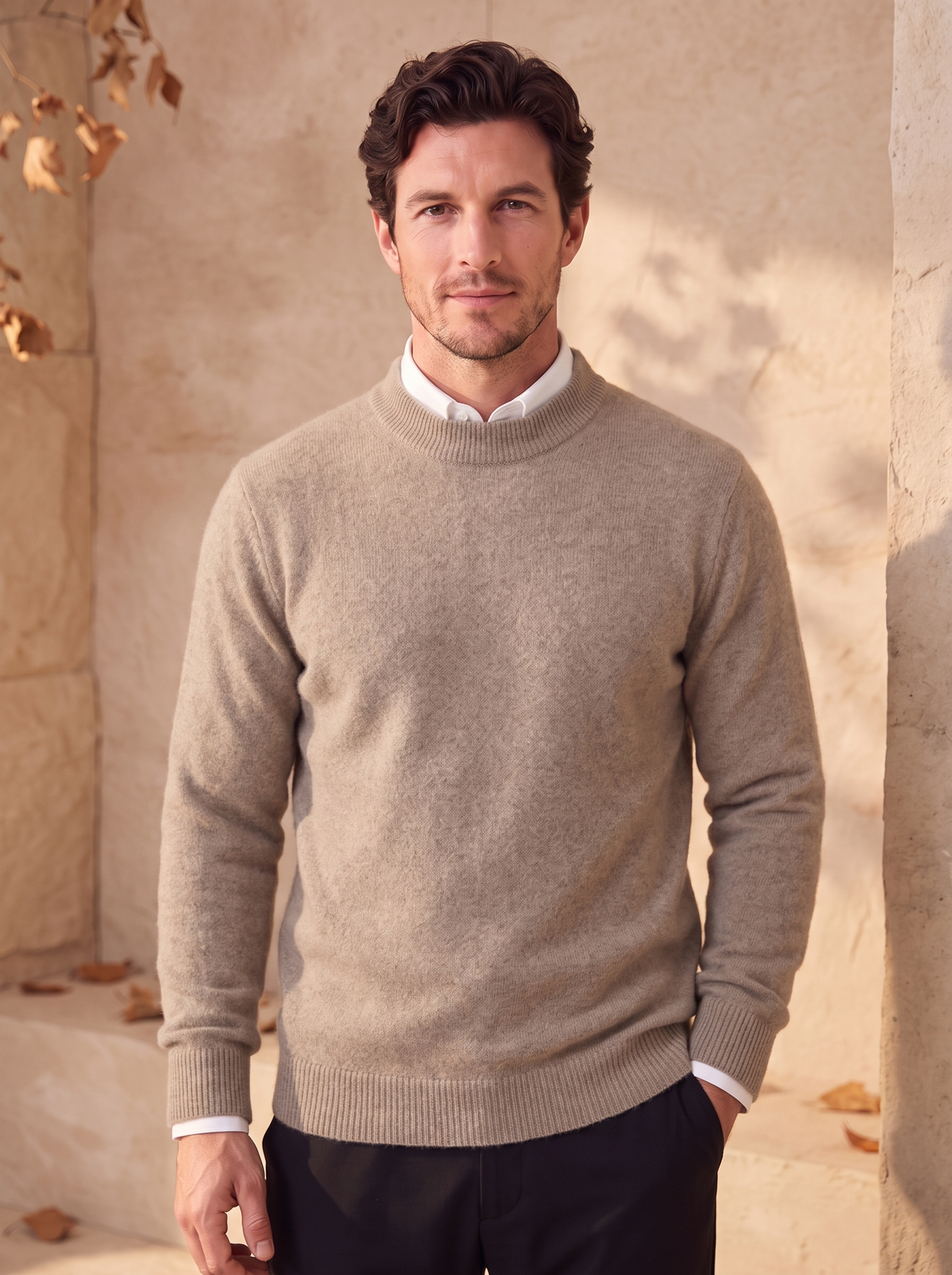 Women's relaxed fit knitted jumper
