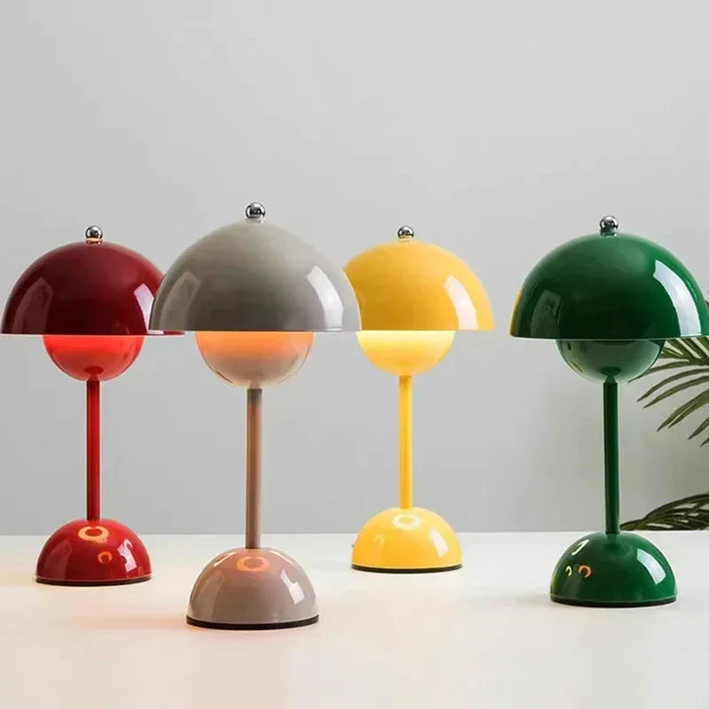 Lampe De Table Métal Noir Rétro Design
