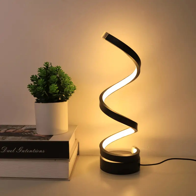 Lampe de Table LED Spirale