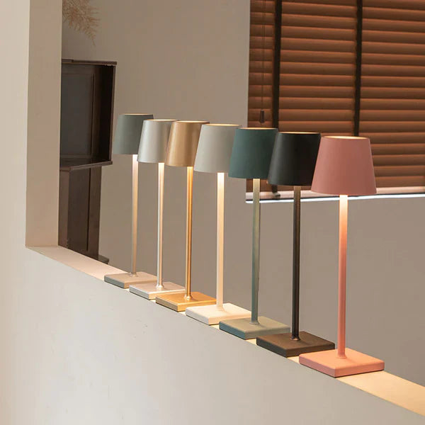 Lampe Métallique Sans Fil Rechargeable LED