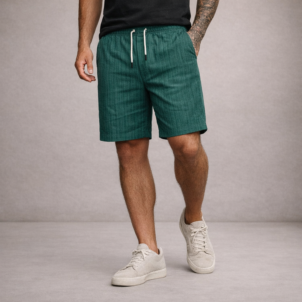 Men's linen shorts for warm-weather comfort