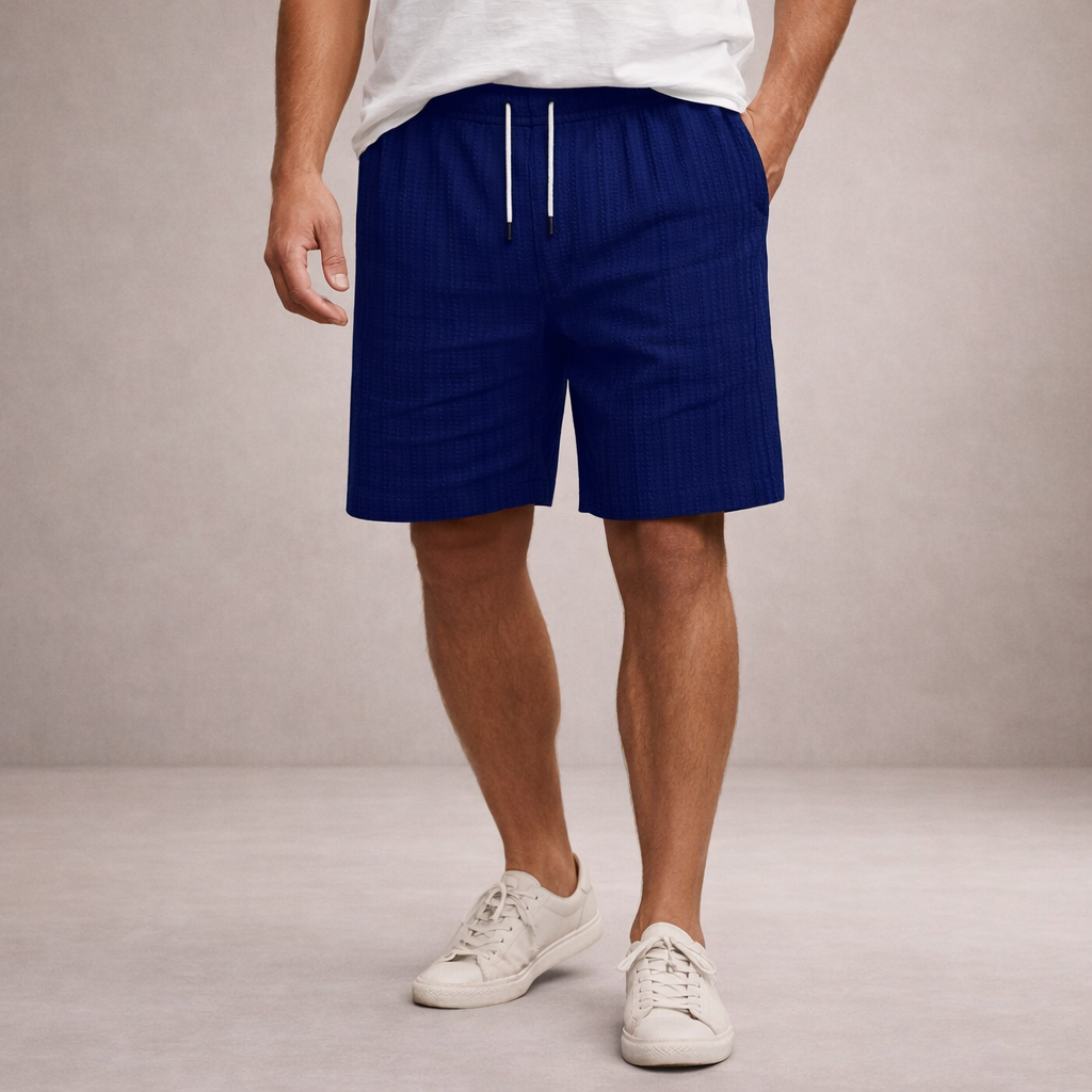 Comfortable linen shorts for weekend outings