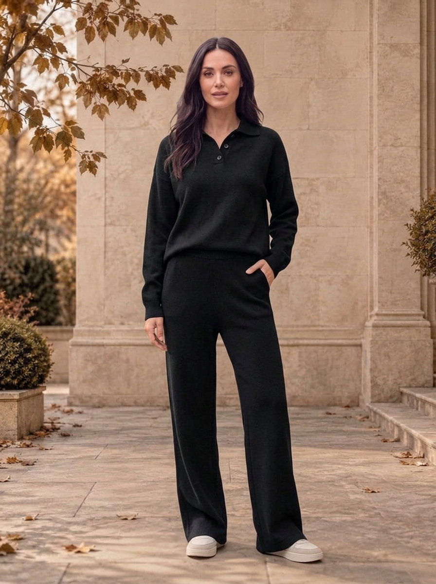 Women's knitted co ord set for fall
