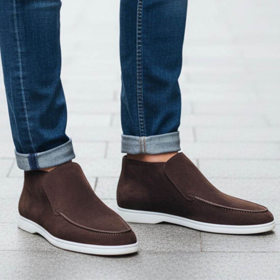 Suede Sneakers Casual Fit Men 0