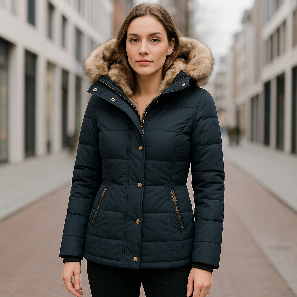 Padded Jacket Fitted Style Women - 2