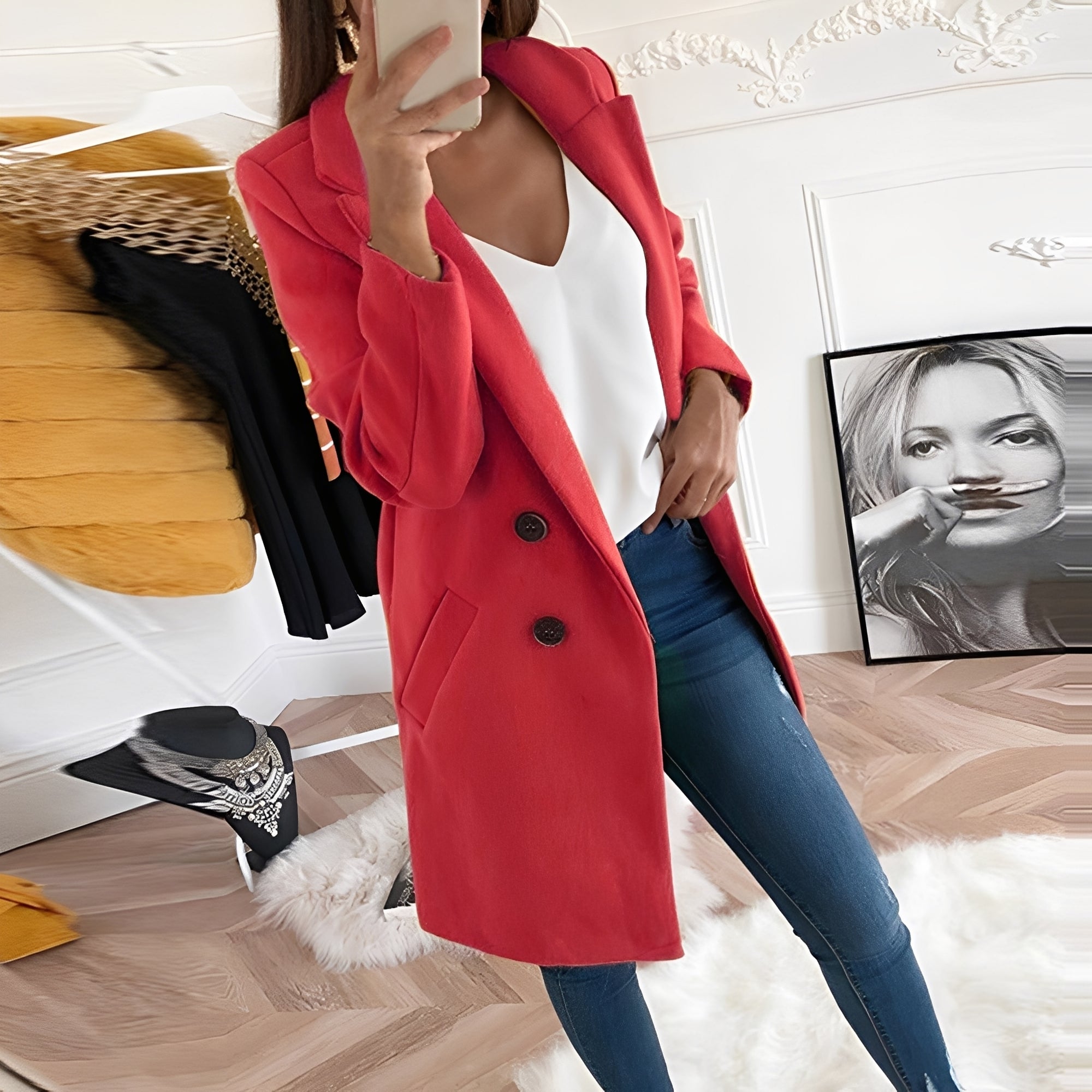 Manteau Long d’Hiver pour Femme