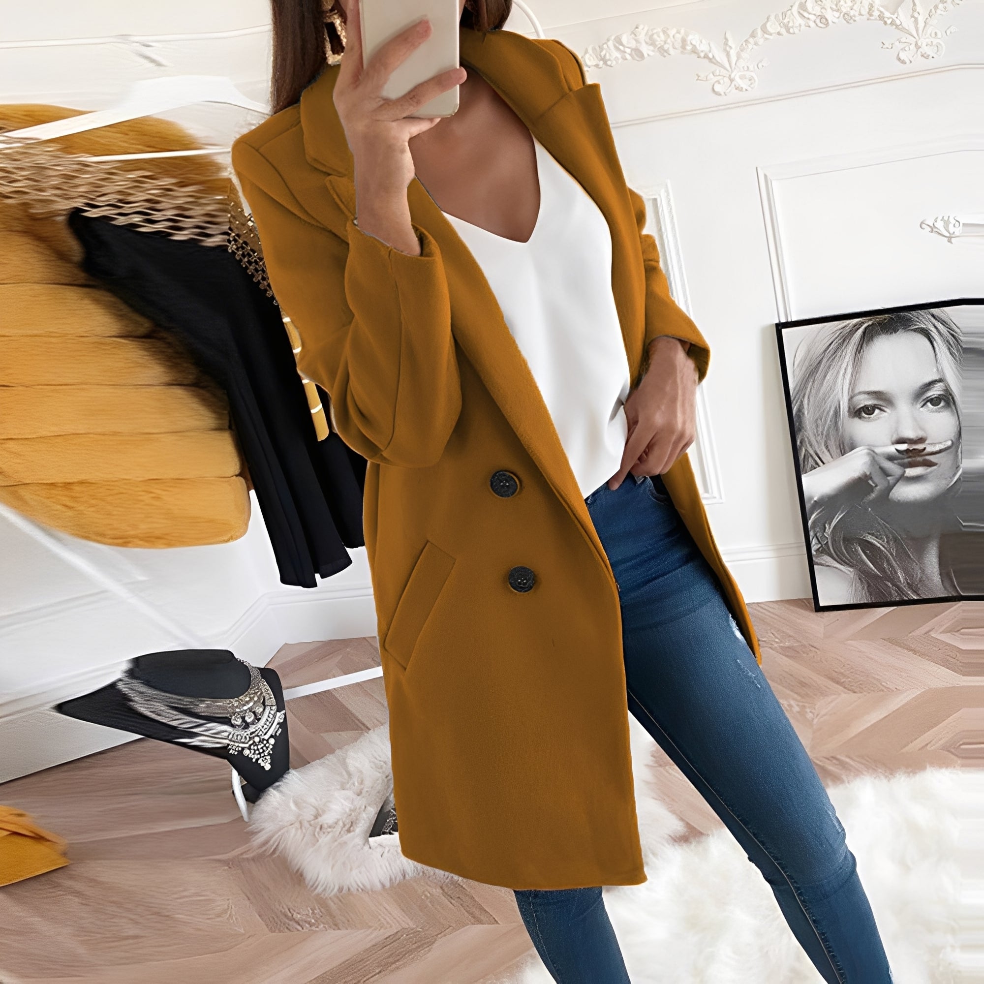 Manteau Long d’Hiver pour Femme