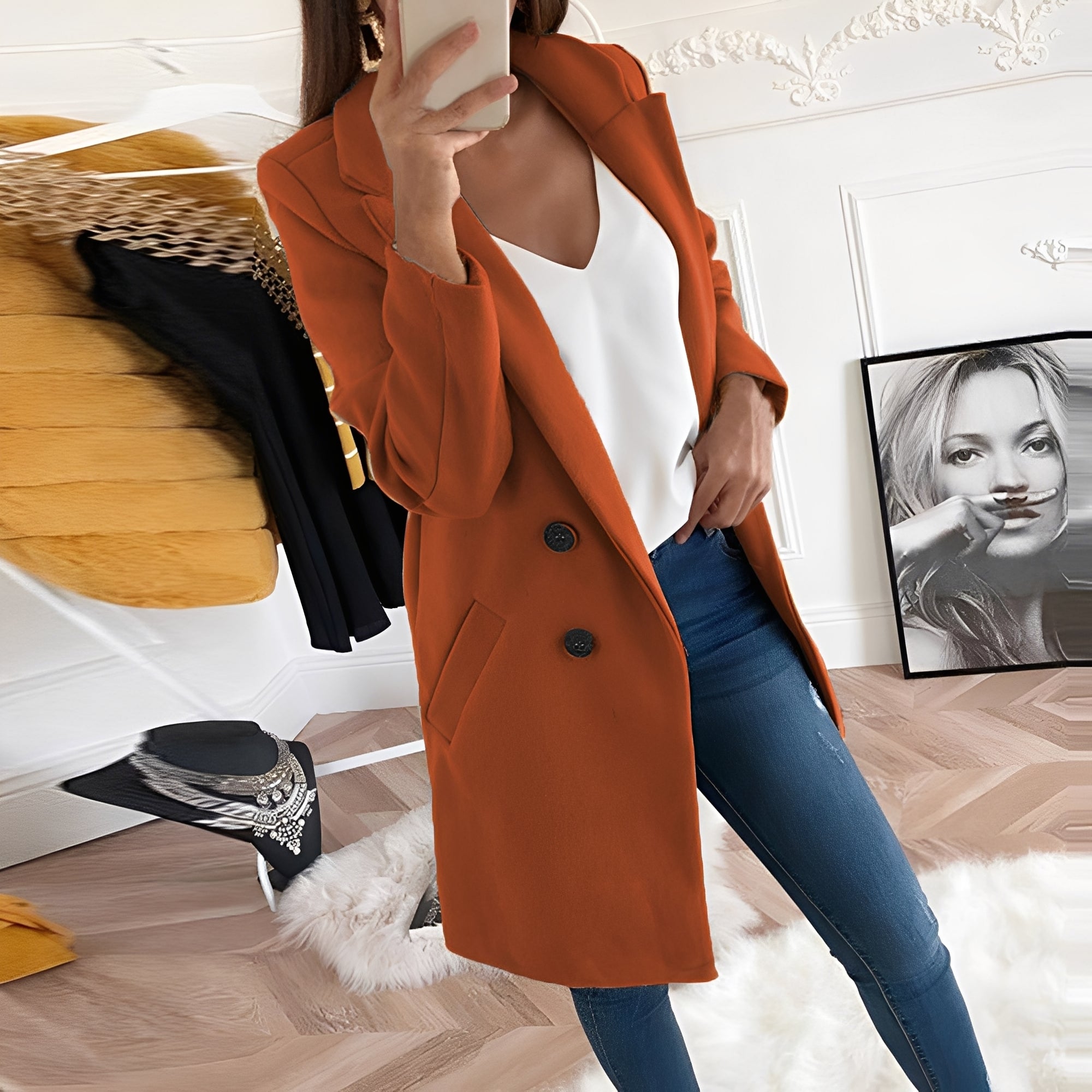 Manteau Long d’Hiver pour Femme
