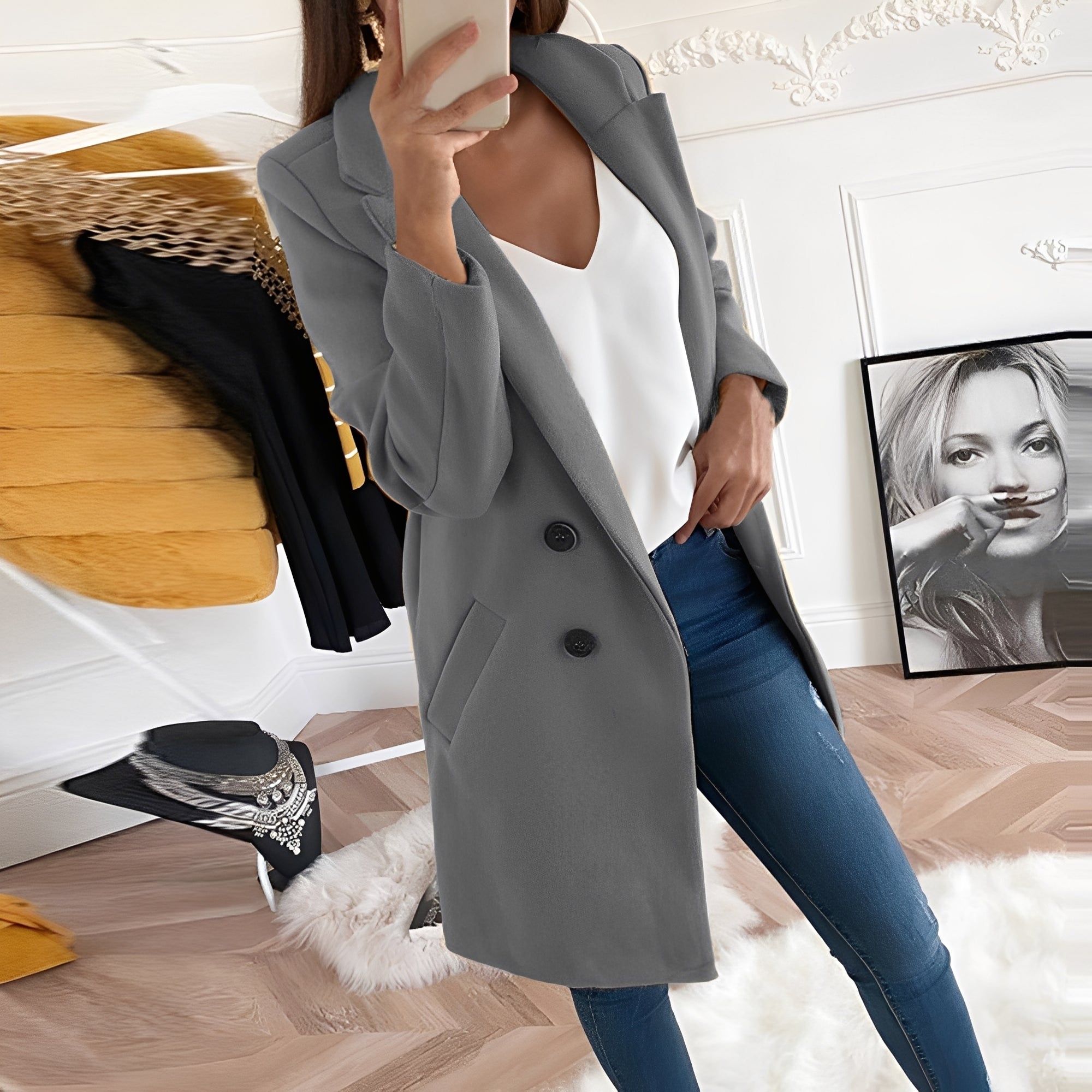 Manteau Long d’Hiver pour Femme