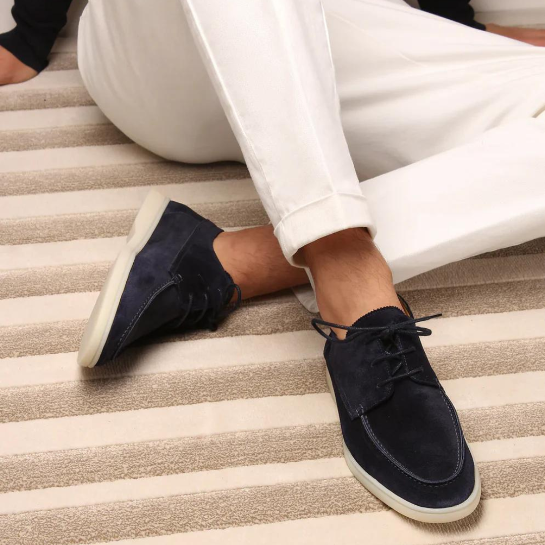 Chaussures à Lacets à Bout Mocassin Homme