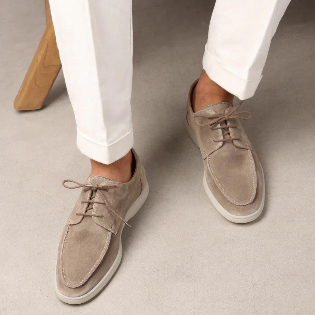 Chaussures à Lacets à Bout Mocassin Homme