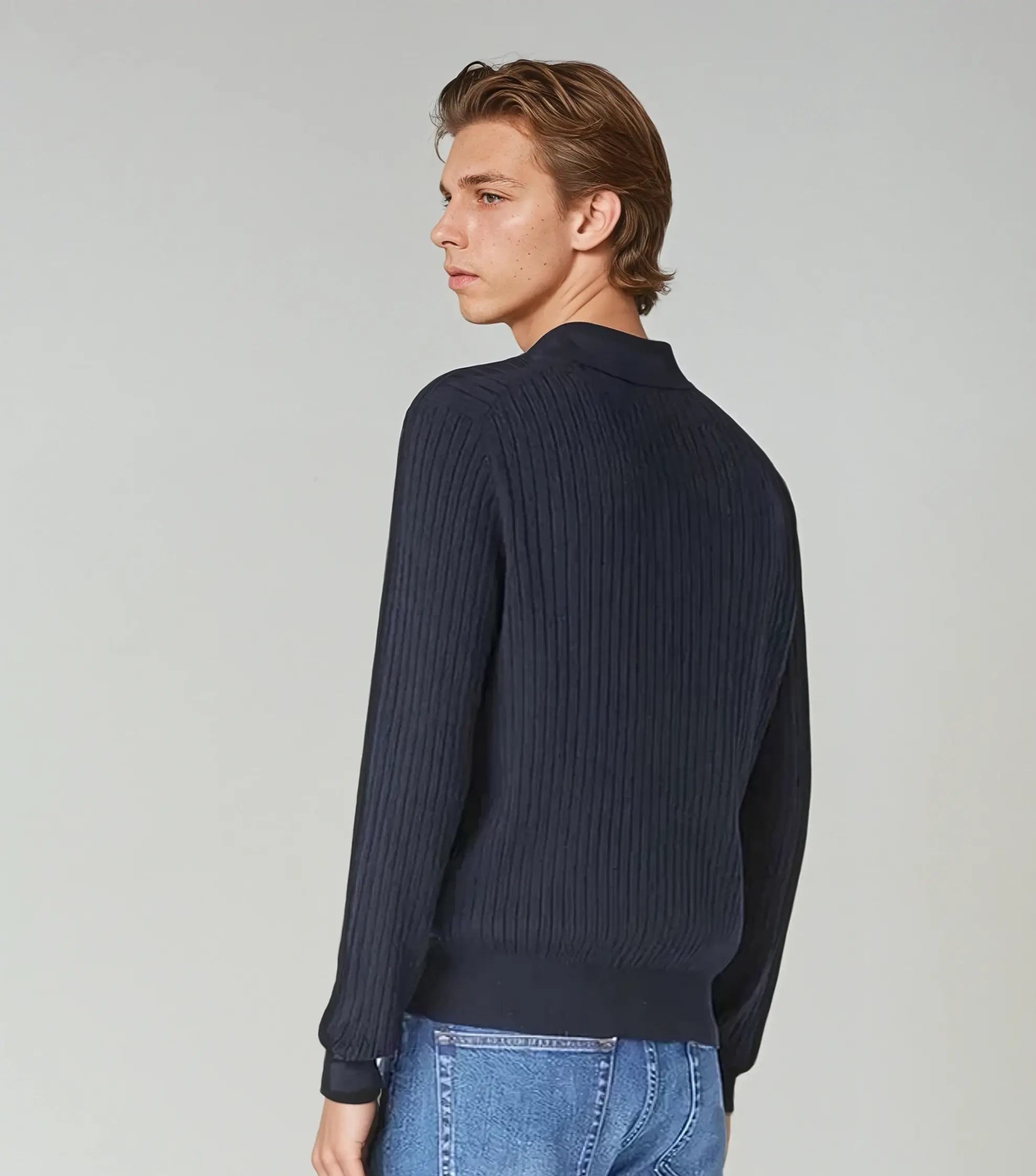 Men's Long Sleeve Polo Shirt