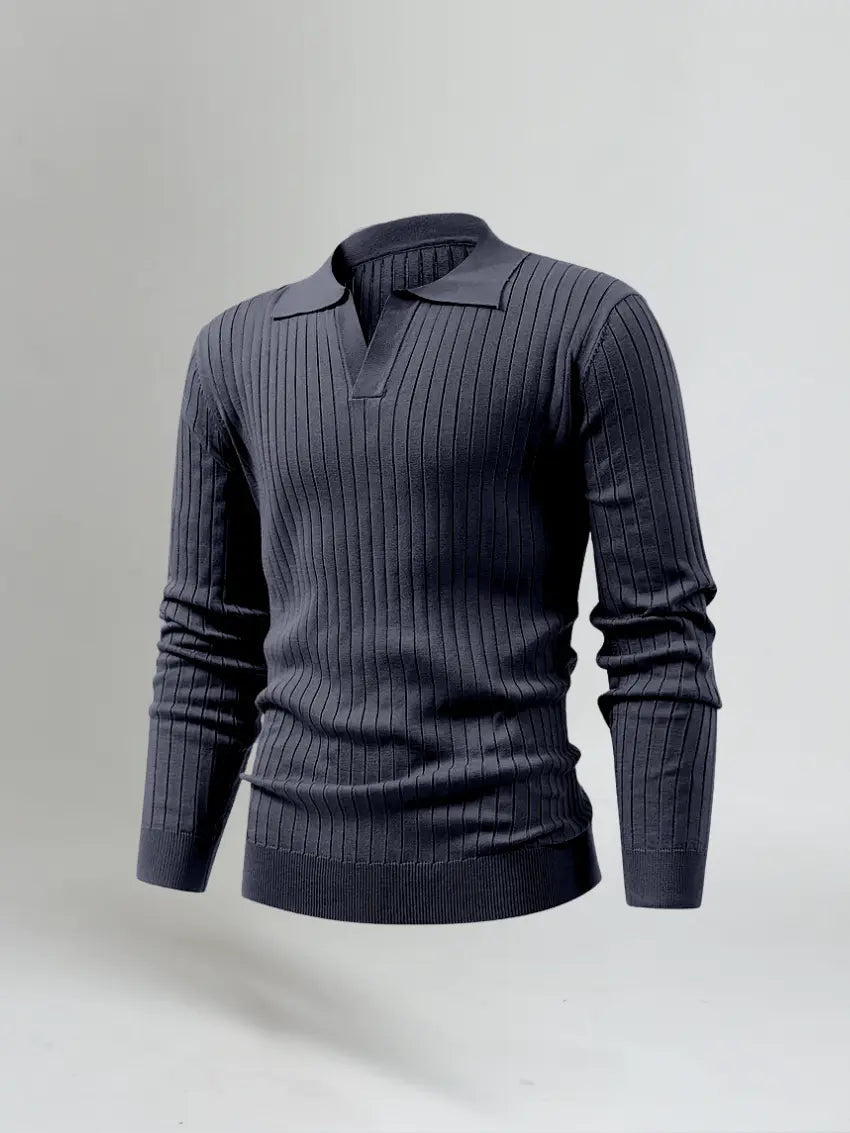 Men's Long Sleeve Polo Shirt