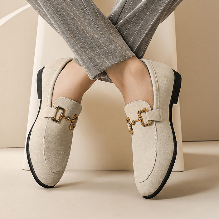 Mocassins avec Détail Boucle Homme