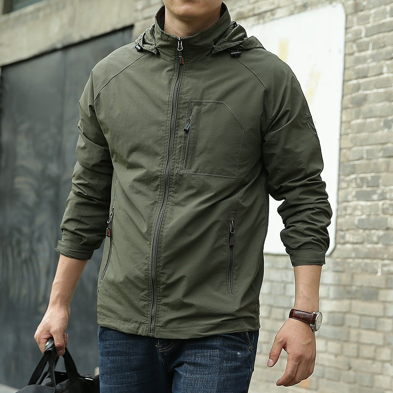 Veste Cargo Été Imperméable & Respirante Homme