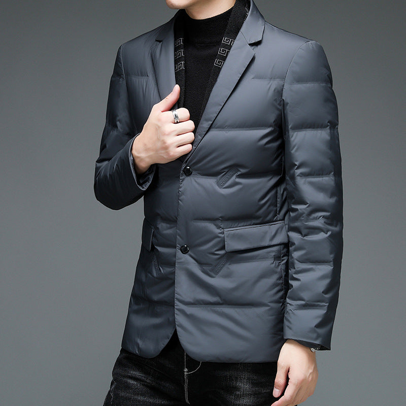 Veste Hiver Duvet de Canard & Élégance Homme