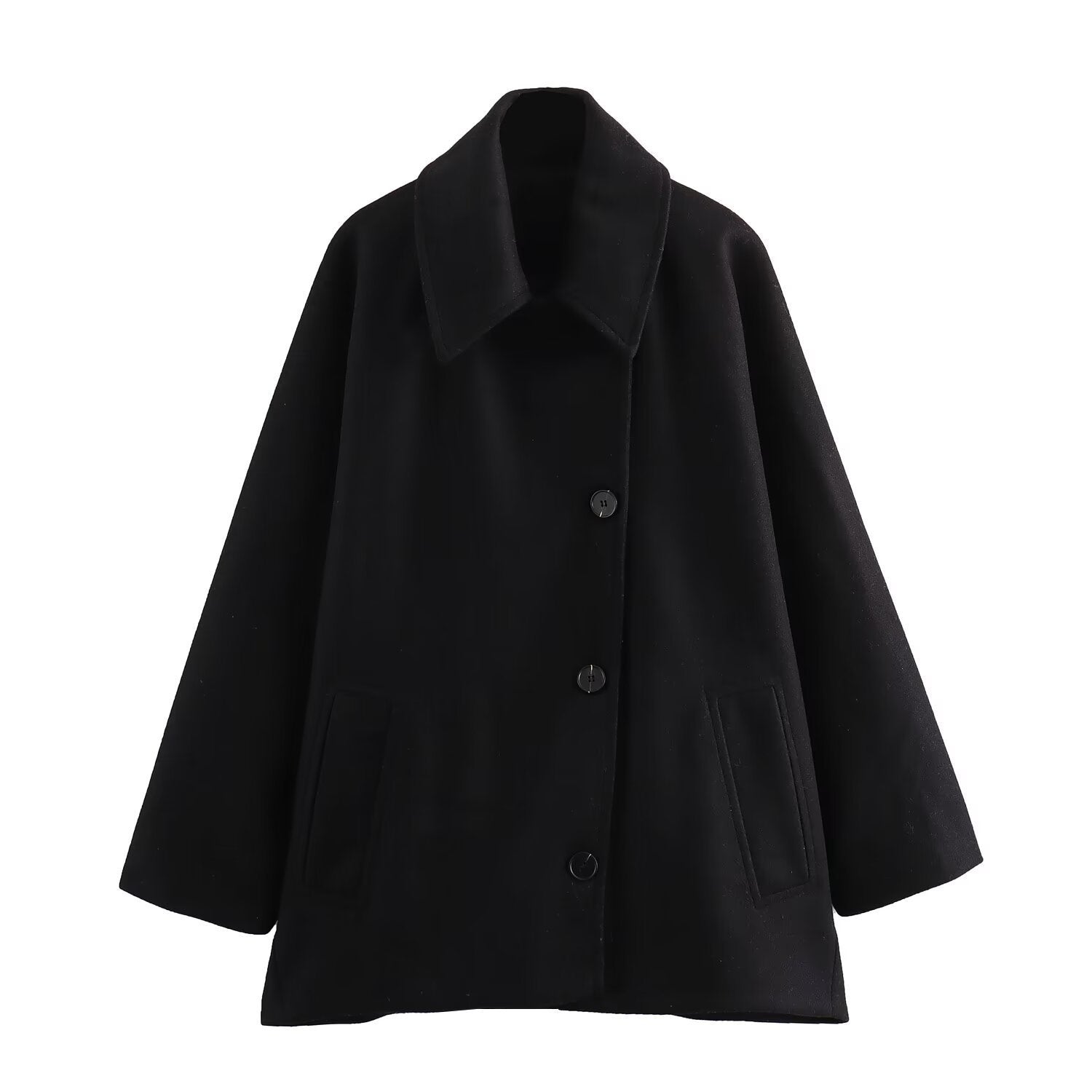 Veste Oversize En Laine Mélangée Pour Femme