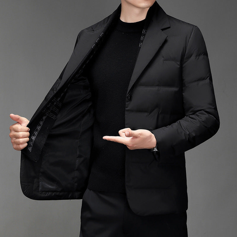 Veste Hiver Duvet de Canard & Élégance Homme