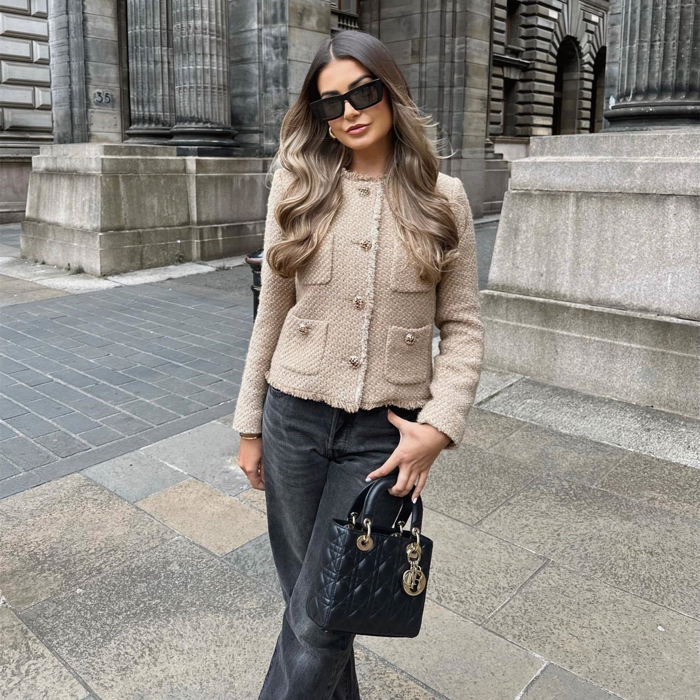 Veste à franges pour femme