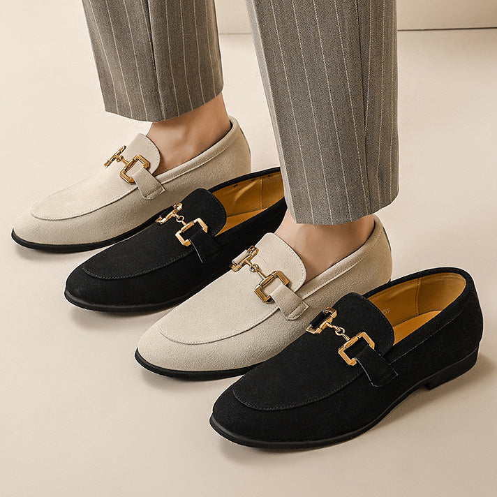 Mocassins avec Détail Boucle Homme