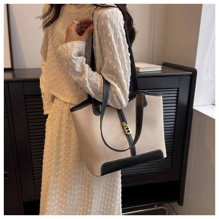 Toile Sac À Main Classique Femme