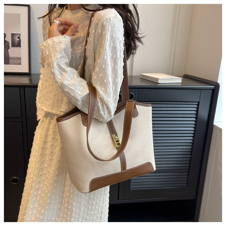 Toile Sac À Main Classique Femme