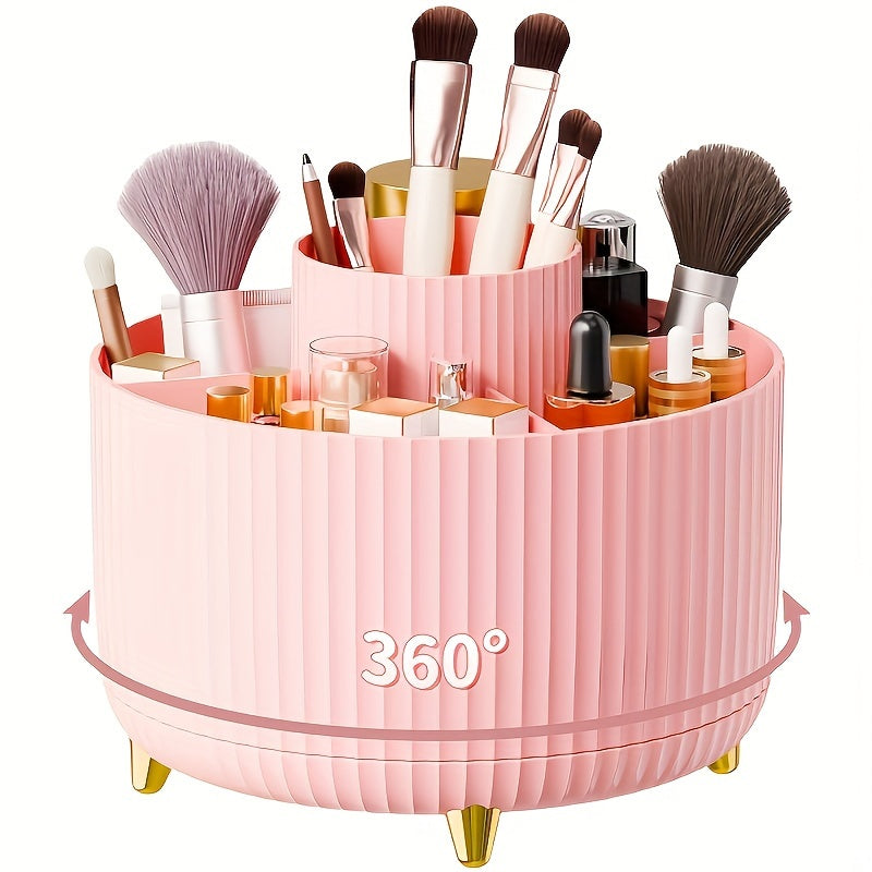 Organisateur Rotatif pour Pinceaux et Accessoires de Maquillage