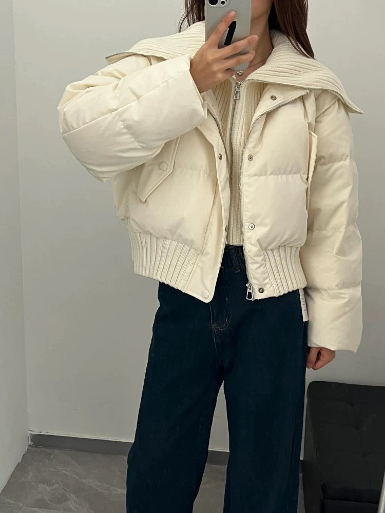 Padded Puffer Jacket Oversized Fit Women 7