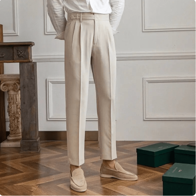 Pantalon à Pinces Pour Homme