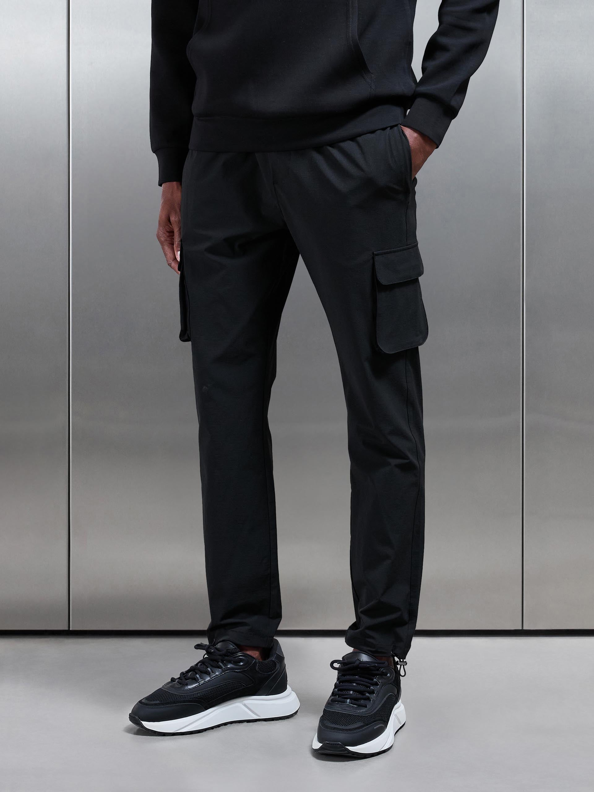 Pantalon Cargo Noir Homme