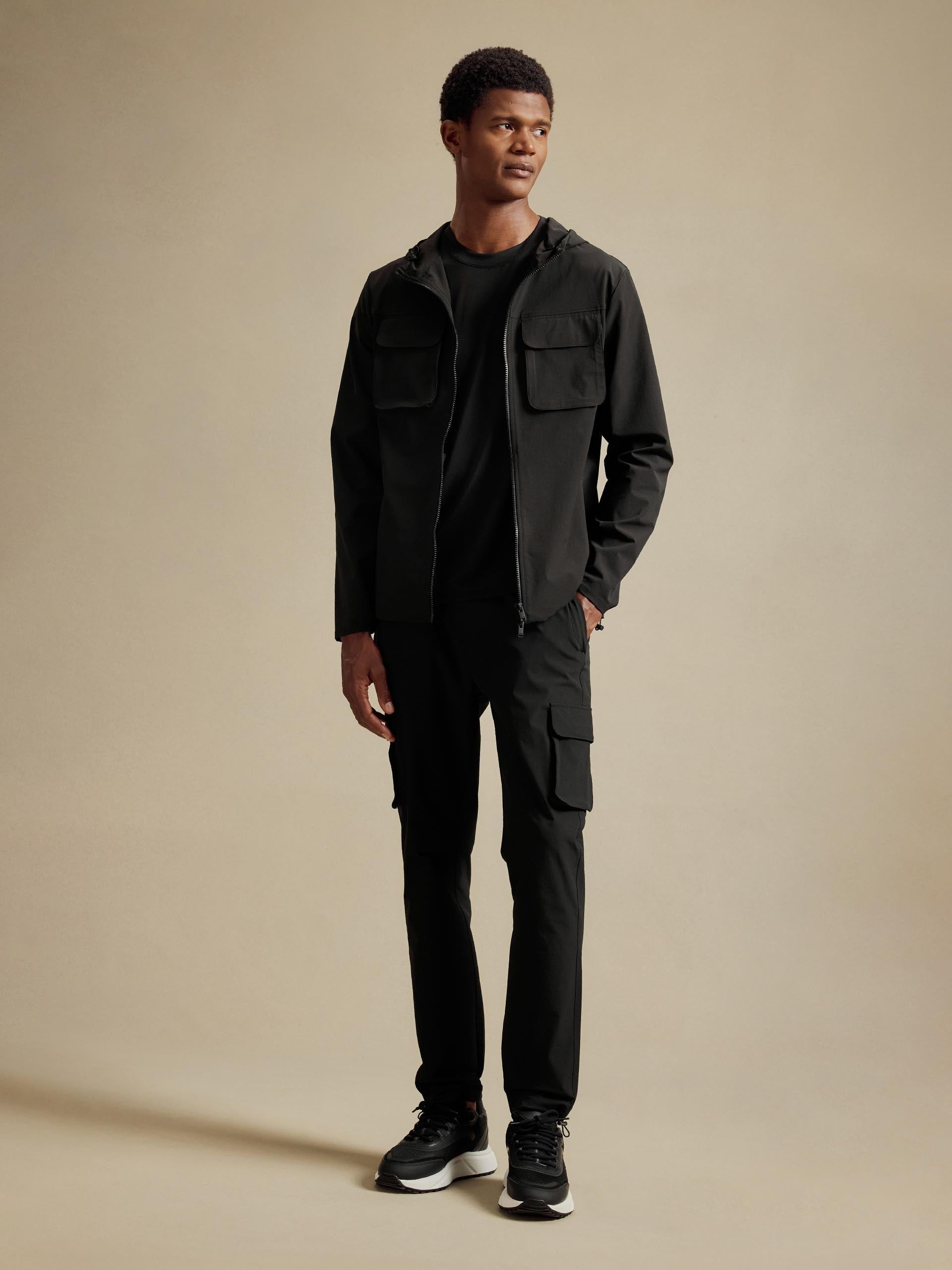 Pantalon Cargo Noir Homme