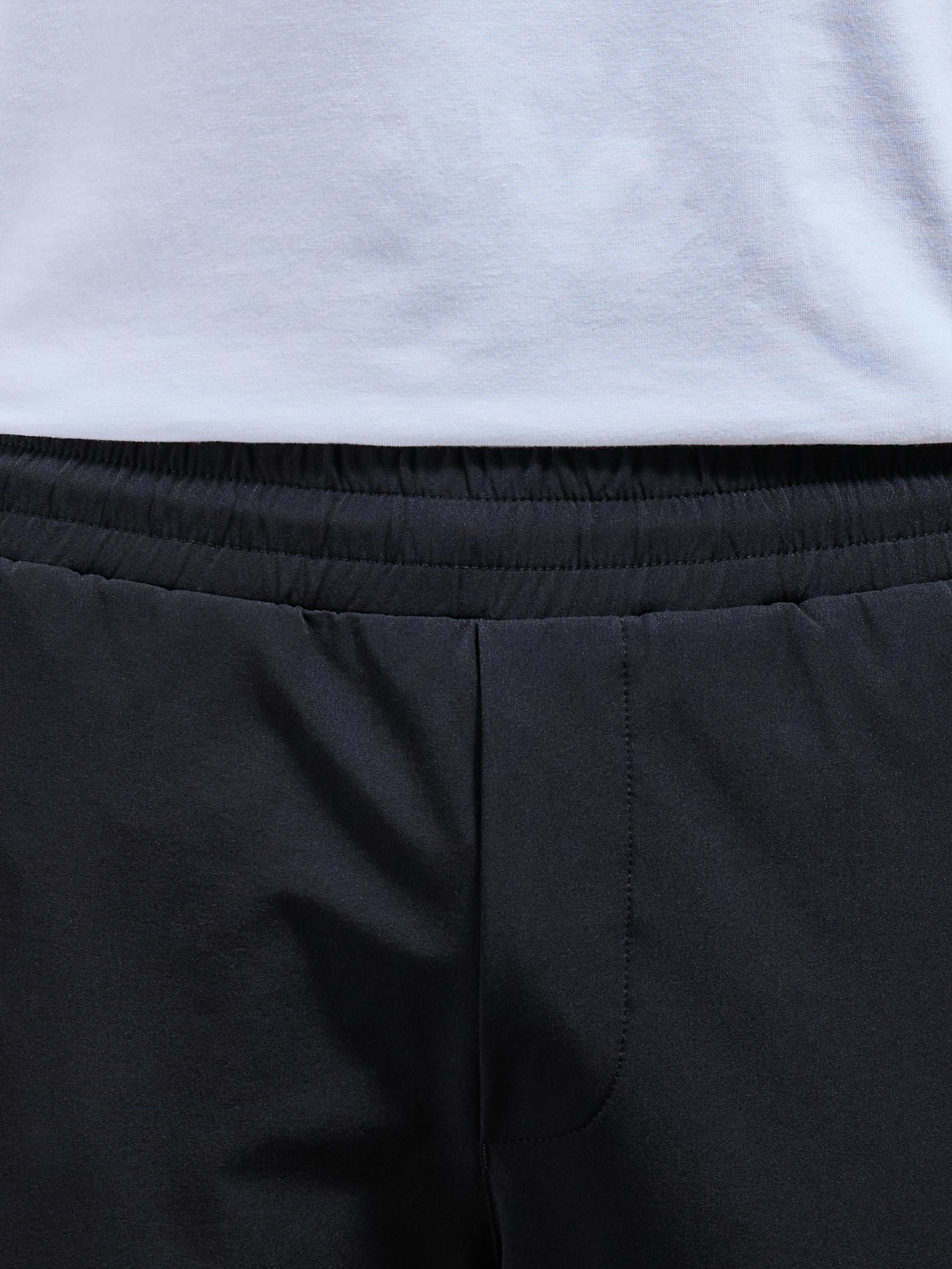 Pantalon Cargo Noir avec Poches Zippées Homme