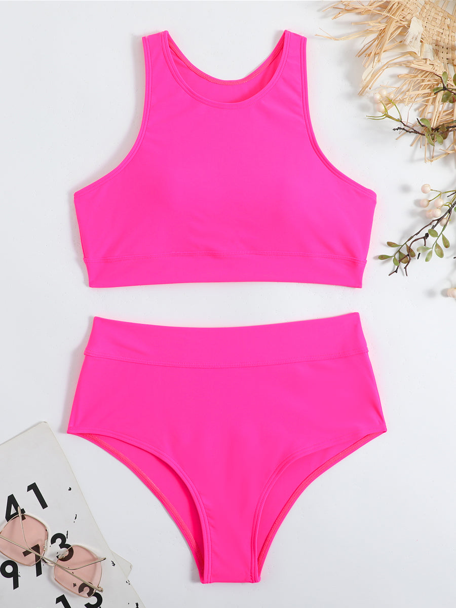 Polyester Bikini Set Slim Fit Women 7