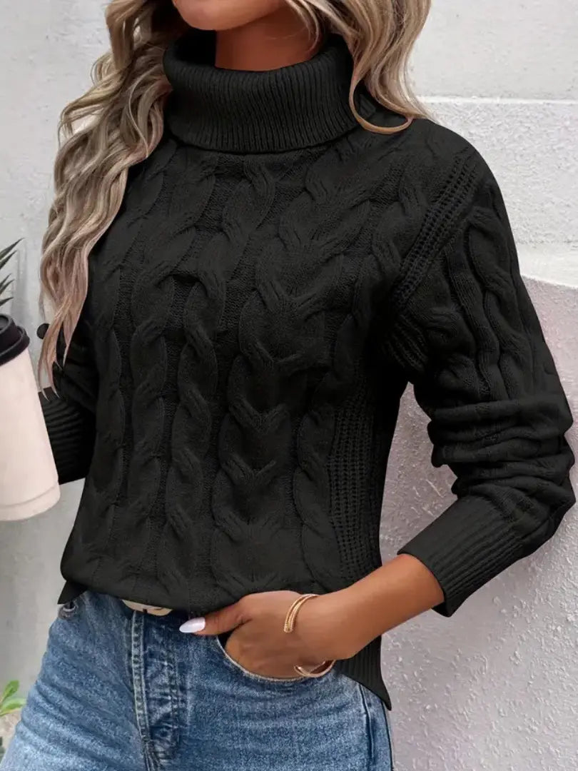 Pull Tricoté Détendu Femme