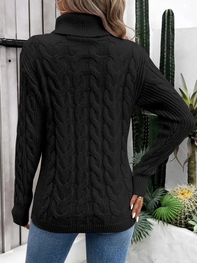 Pull Tricoté Détendu Femme