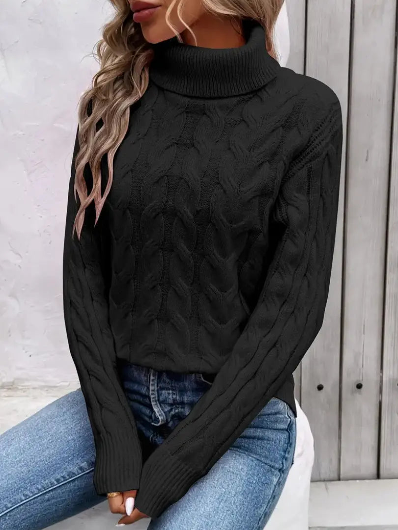 Pull Tricoté Détendu Femme