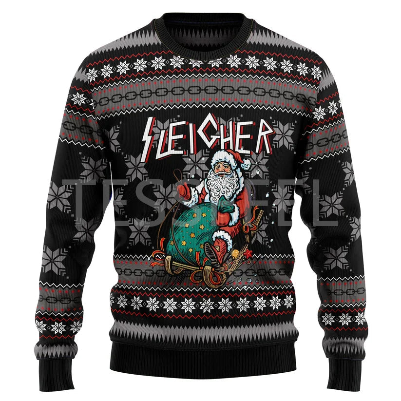 Pull Graphique de Noël Homme