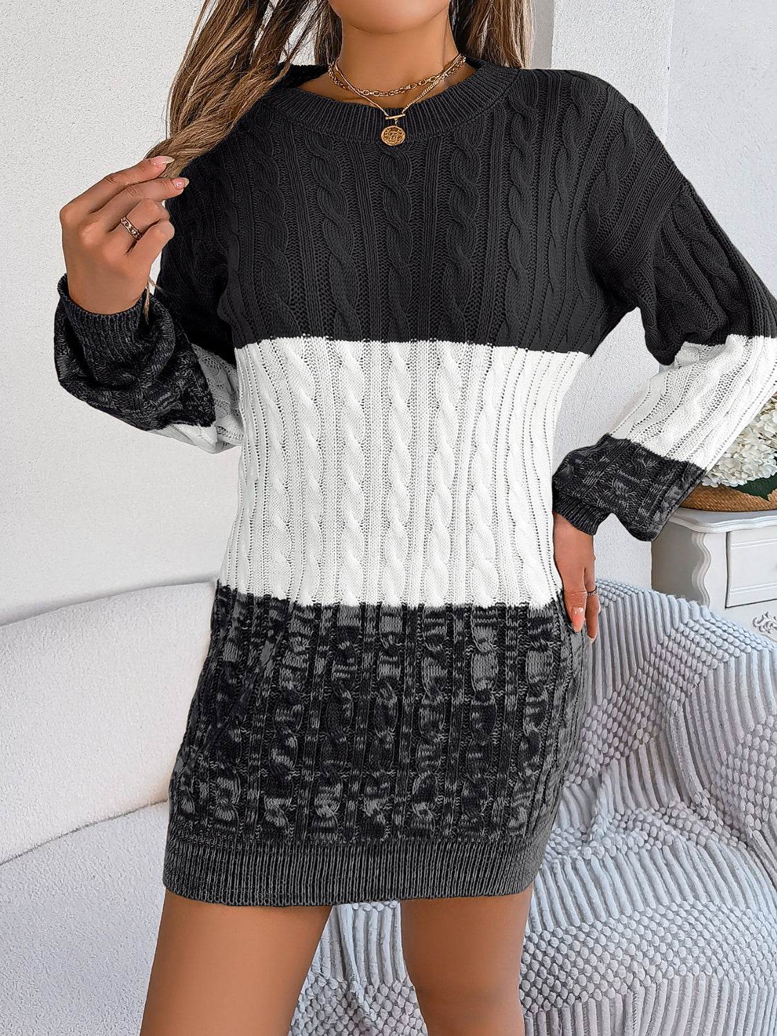 Robe-Pull Pour Femme
