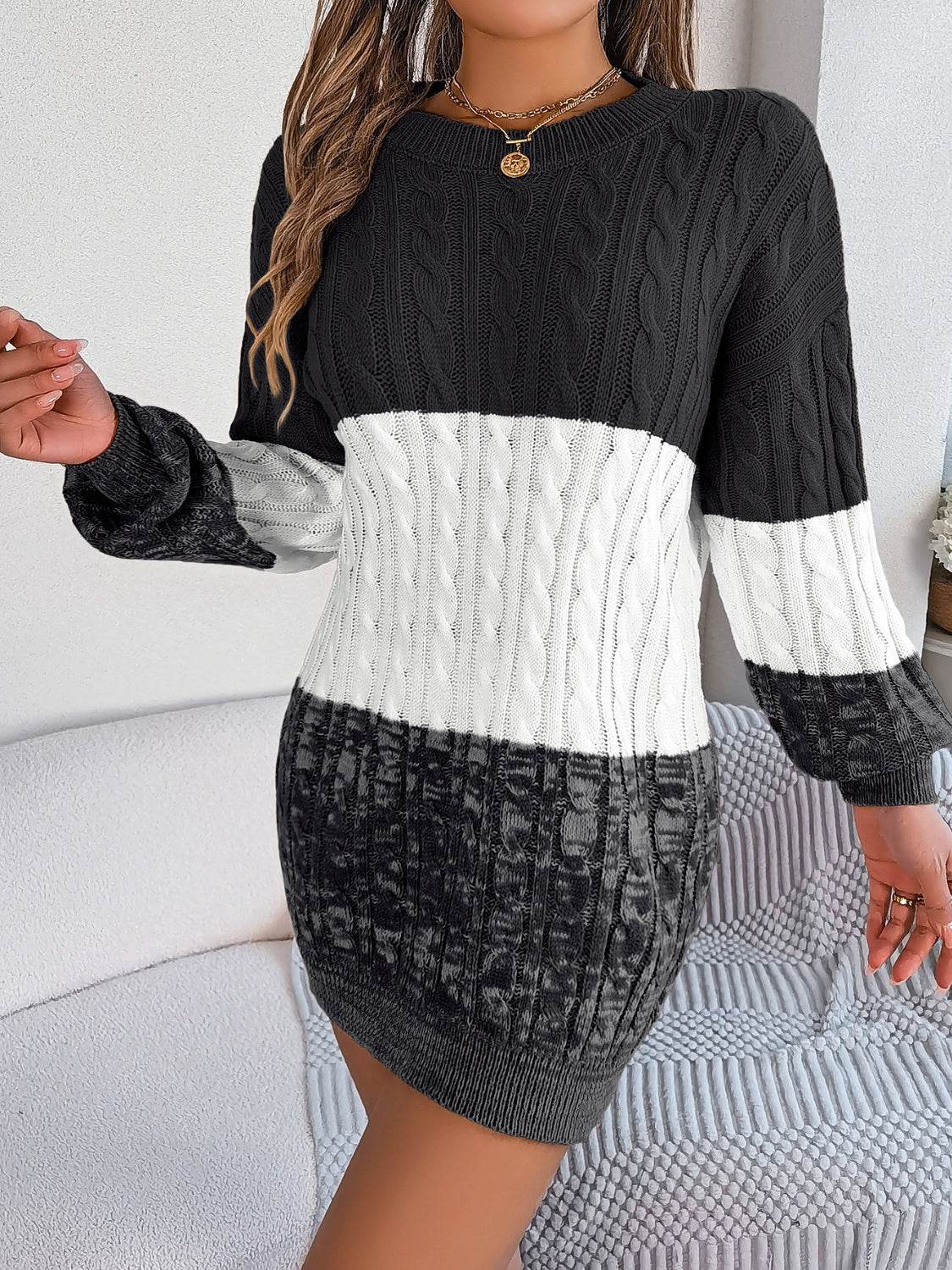 Robe-Pull Pour Femme