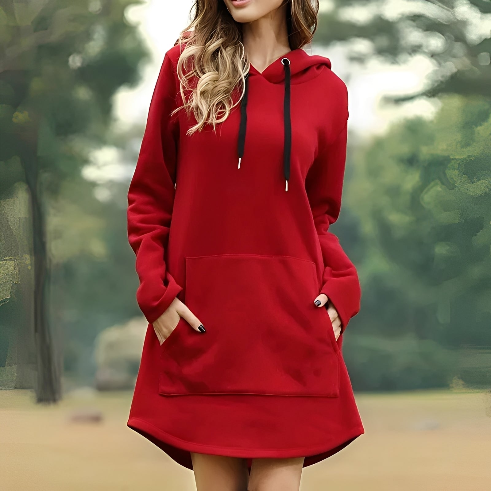 Robe à Capuche Longue Confortable pour Femmes