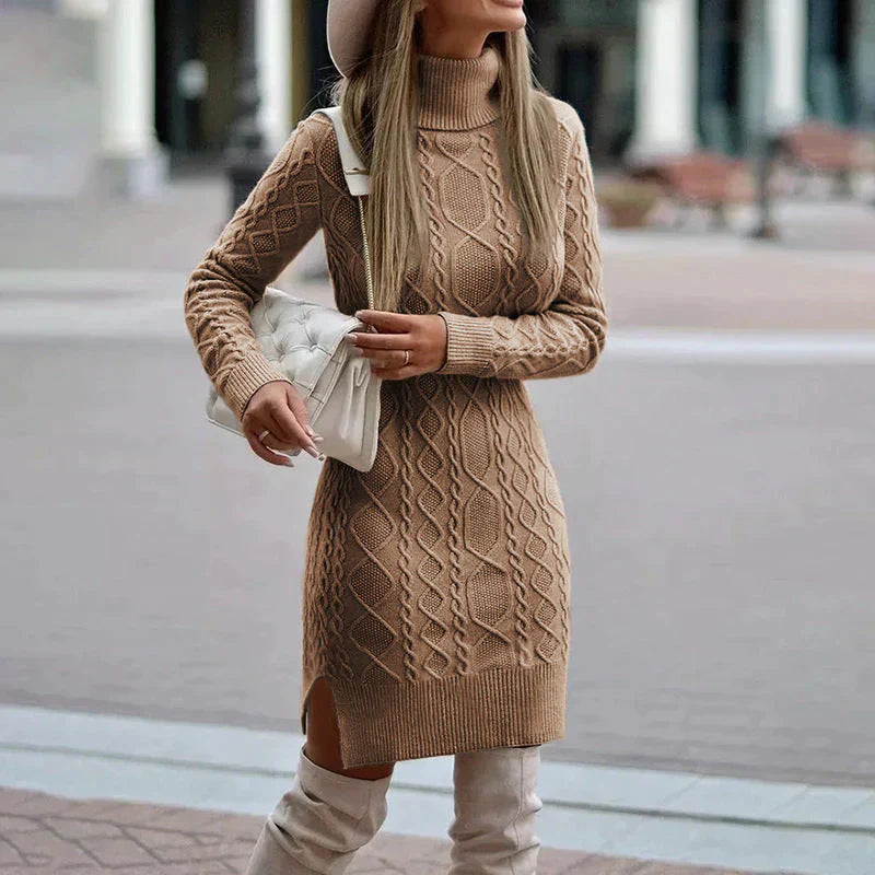 Robe-Pull Coupe Slim Femme