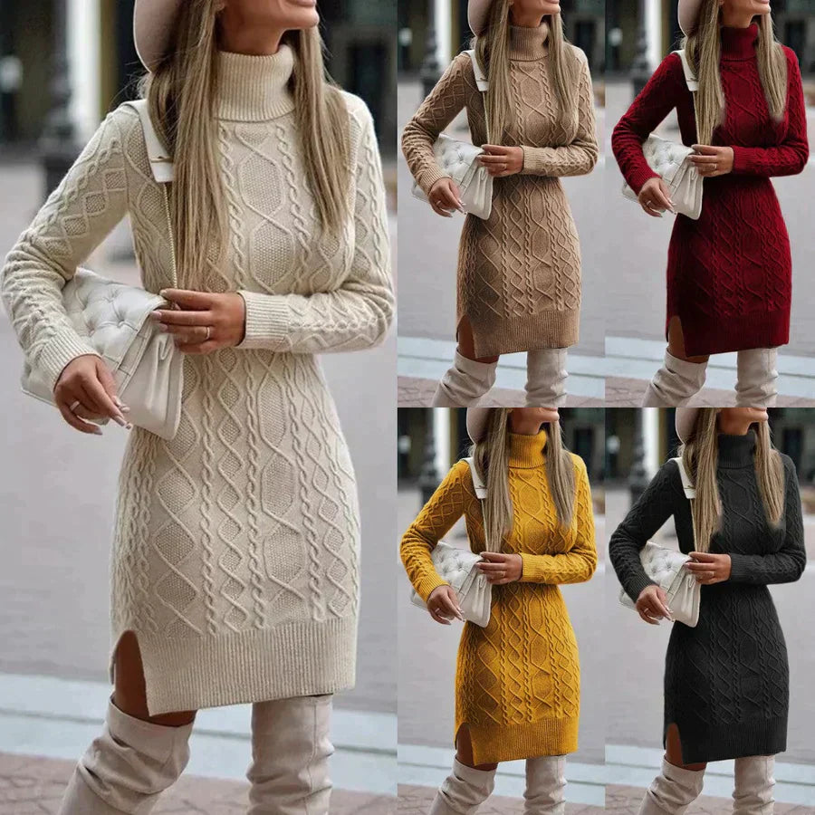 Robe-Pull Coupe Slim Femme
