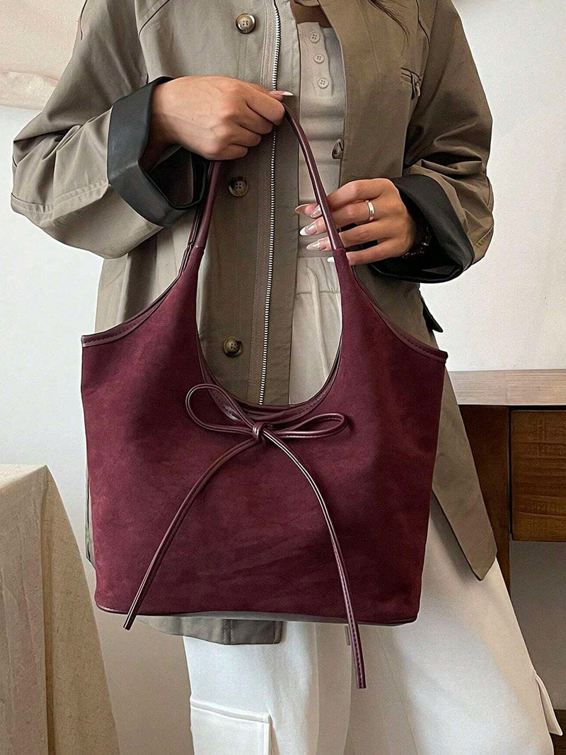 Sac à Main en Suède avec Bandoulière Femme