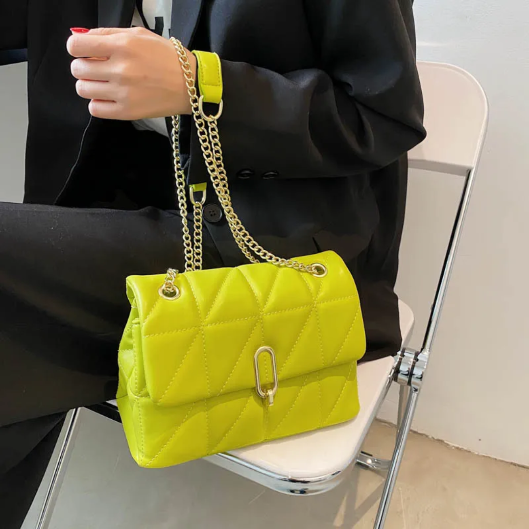 Sac Bandoulière Matelassé à Chaîne Femme