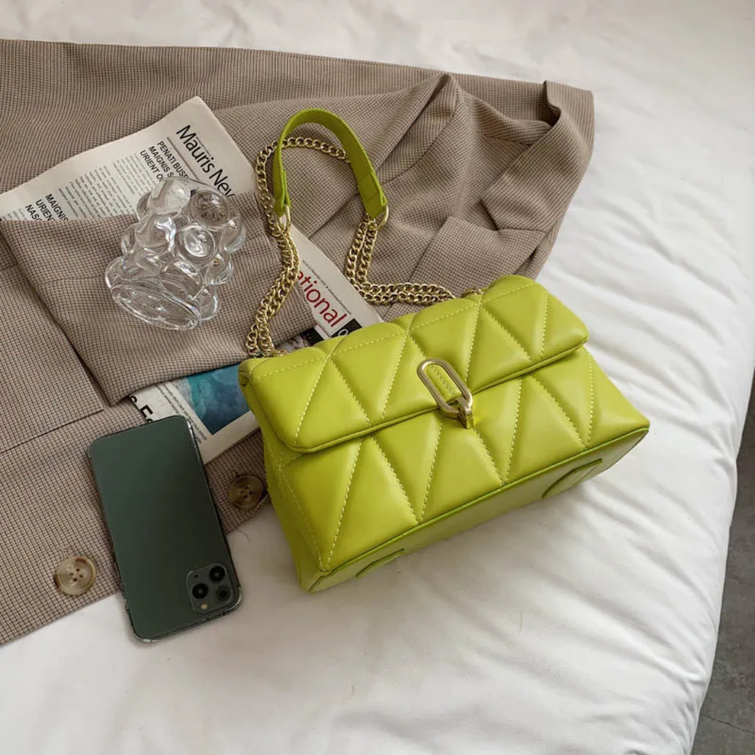 Sac Bandoulière Matelassé à Chaîne Femme