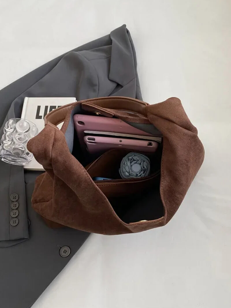 Sac d’Épaule Minimaliste Souple Femme