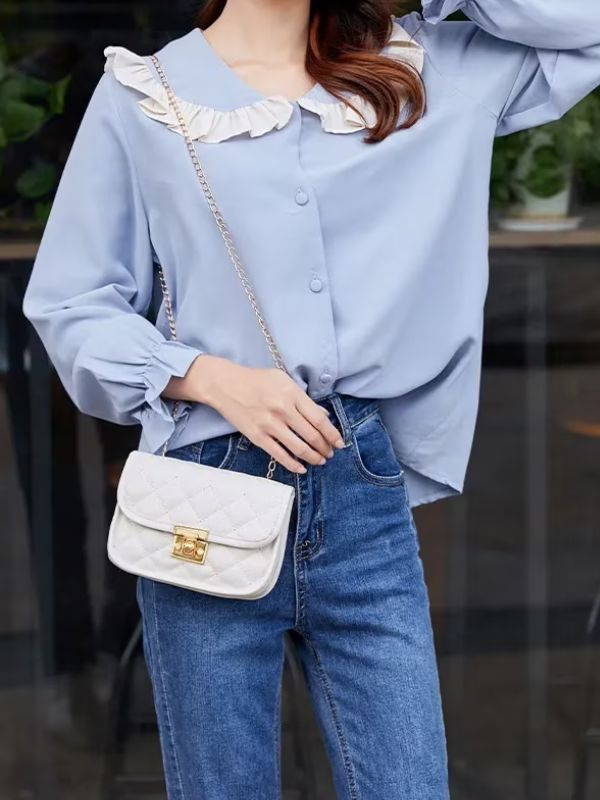 Mini Sac Matelassé à Chaîne Femme