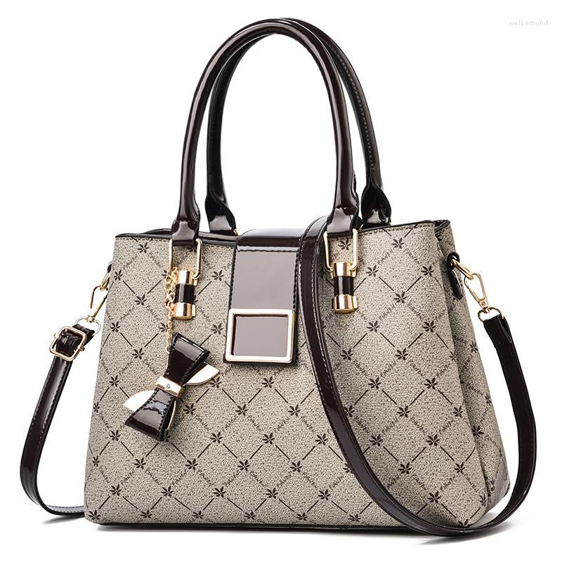Sac Structuré à Motif Géométrique Femme