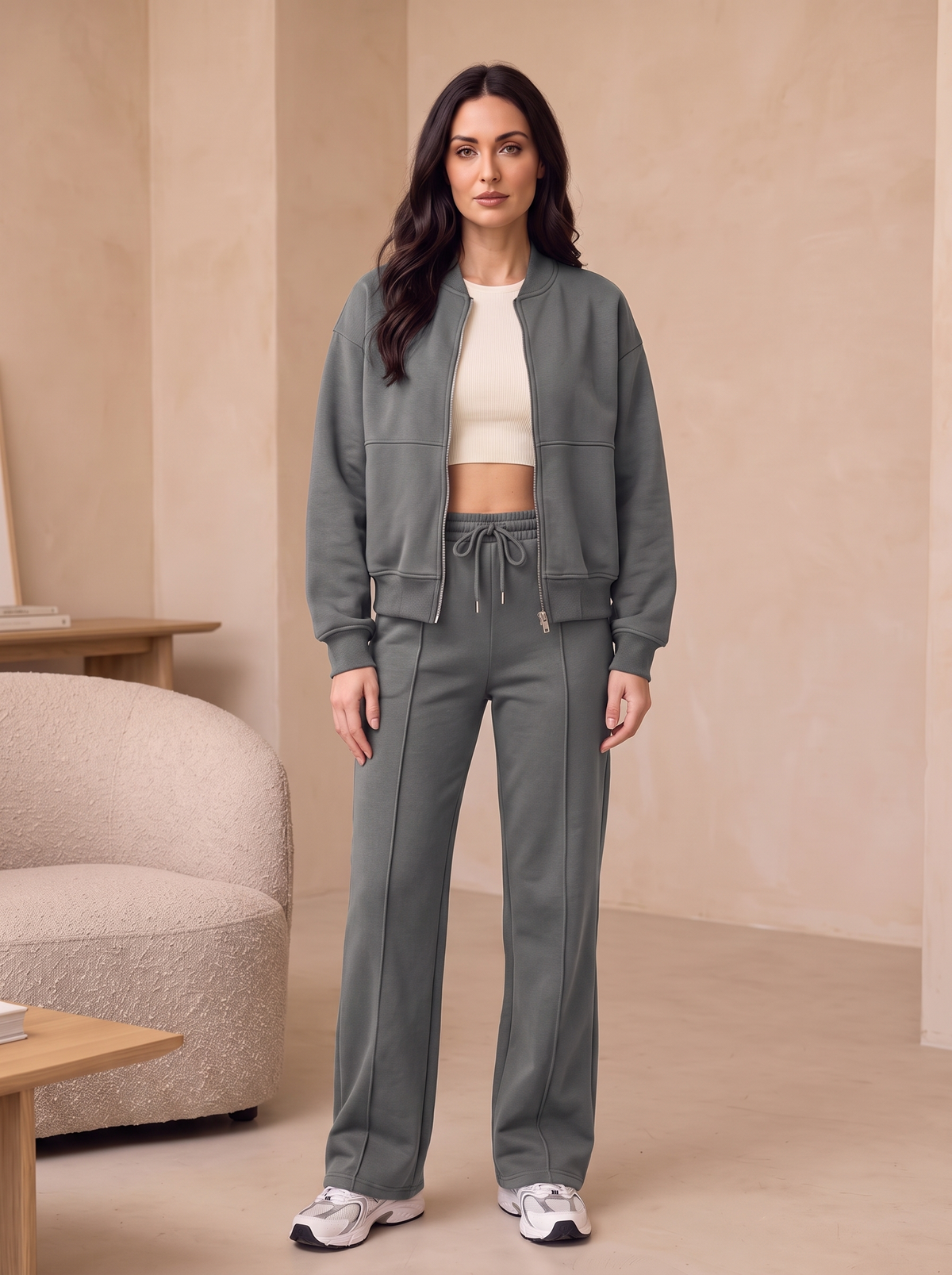 Women's fleece loungewear set